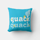 ブルーウォーターカラーラバーダック両面 クッション (正面)