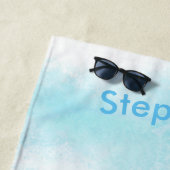 ブルーウォーターカラーリトルコウ ビーチタオル (インサイチュ)