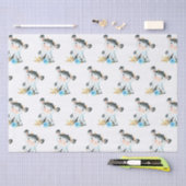 ブルーウォーターカラーリトルコウ 薄葉紙 (クラフト)