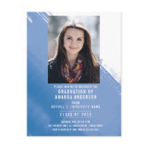 ブルーウォーターカラー写真卒業パーティー