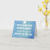 ブルーウォーターカラー大学院ハットメモリージャー カード (黄色い花)