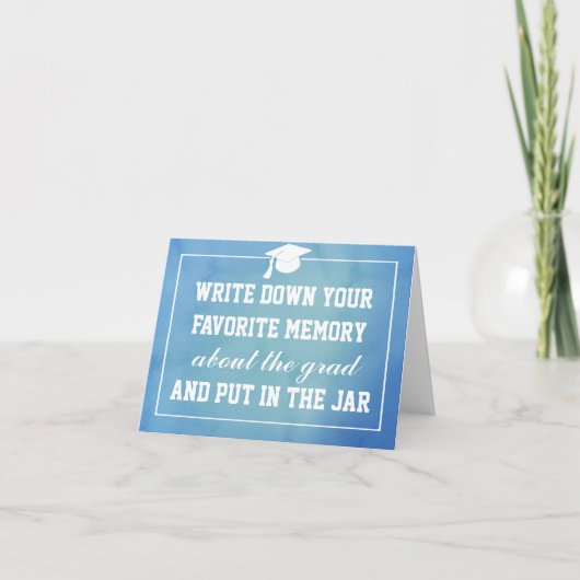 ブルーウォーターカラー大学院ハットメモリージャー カード (正面)