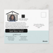 ブルーウォーターカラー実在ドアエステートカレンダー2025 ポストカード (裏面)