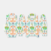 ブルーウォーターカラー恐竜誕生日ベビーシャワー フェイバーボックス (折り畳みなし)