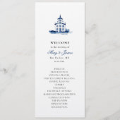 ブルーウォーターカラー教会結婚のフラットプログラム プログラム (正面)