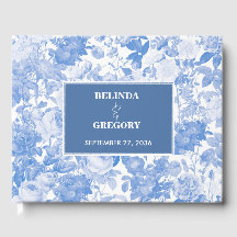 ブルーウォーターカラー植物性花模様結婚ズ