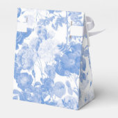 ブルーウォーターカラー植物性花模様結婚ズ フェイバーボックス (裏面サイド)