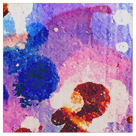 ブルーウォーターカラー絞り染めスプラッシ絵画ュ抽象芸術ズ ファブリック