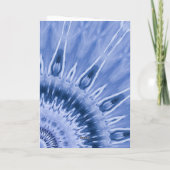 ブルーウォーターカラー絞り染めハッピーマザーズデイ カード (裏面)