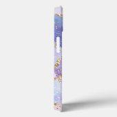 ブルーウォーターカラー金ゴールドグリッターアゲパーソナライズされたート Case-Mate iPhoneケース (裏面 / 右)