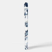 ブルーウォーターカラー開花フローラ Case-Mate iPhoneケース (裏面 / 左)