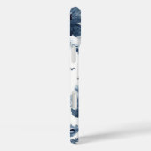 ブルーウォーターカラー開花フローラ Case-Mate iPhoneケース (裏面 / 右)