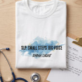 ブルーウォーターカラーSLP言語療法士Tシャツ Tシャツ