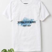 ブルーウォーターカラーSLP言語療法士Tシャツ Tシャツ