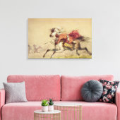 ブルーウォータークリークバトルバイアルフレッド・ヤコブミラー キャンバスプリント (インサイチュ (リビング))