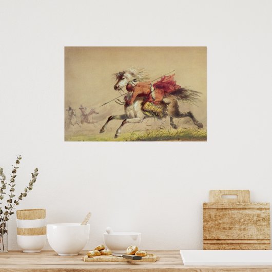 ブルーウォータークリークバトルバイアルフレッド・ヤコブミラー ポスター (キッチン)