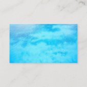 ブルーウォーターシンプルビジネスカード 名刺 (裏面)