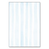 ブルーウォーターストライプカラー座席表 – バプテスマ テーブルナンバー (裏面)