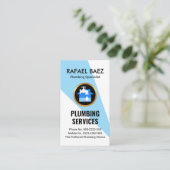 ブルーウォータースポットライト配管 名刺 (スタンド正面)