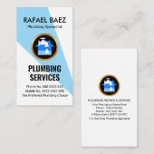 ブルーウォータースポットライト配管 名刺 (正面/裏面)