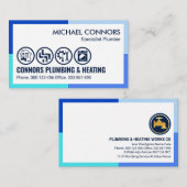 ブルーウォーターズフレーム配管 名刺 (正面/裏面)