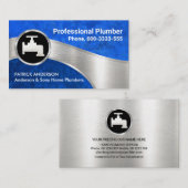 ブルーウォーターズプラムシルバーパイプ 名刺 (正面/裏面)