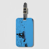 ブルーウォーターズ – ジェットスキーおもしろい ラゲッジタグ (正面縦)