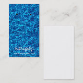 ブルーウォーターデザインイヤリングカード 名刺 (正面/裏面)