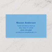 ブルーウォータードリッププロフェッショナル配管設備 名刺 (裏面)