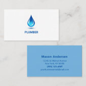 ブルーウォータードリッププロフェッショナル配管設備 名刺 (正面/裏面)