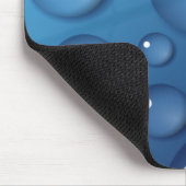 ブルーウォータードロップテクスチャ マウスパッド (コーナー)