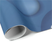 ブルーウォータードロップテクスチャ ラッピングペーパー (ロールコーナー)