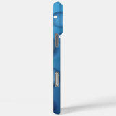 ブルーウォータードロップテクスチャ Case-Mate iPhoneケース (裏面 / 右)