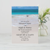 ブルーウォータービーチサンドリハーサルディナー招待状 招待状 (スタンド正面)