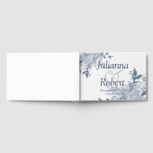 ブルーウォーターフローラ結婚ズゲストブック ゲストブック (全面)