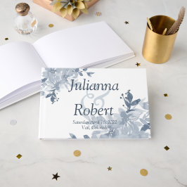 ブルーウォーターフローラ結婚ズゲストブック ゲストブック