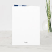 ブルーウォーターフローラ30周年結婚を迎える 招待状 (裏面)