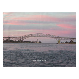 ブルーウォーターブリッジテーブルクロス テーブルクロス