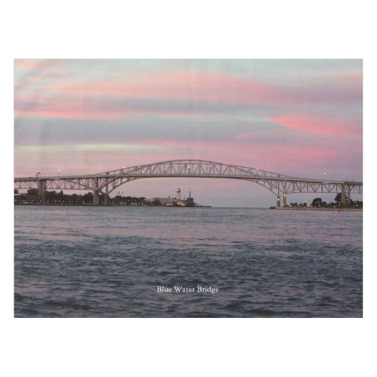 ブルーウォーターブリッジテーブルクロス テーブルクロス (正面(横))