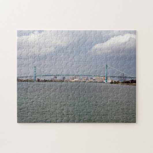 ブルーウォーターブリッジパズル ジグソーパズル (横)