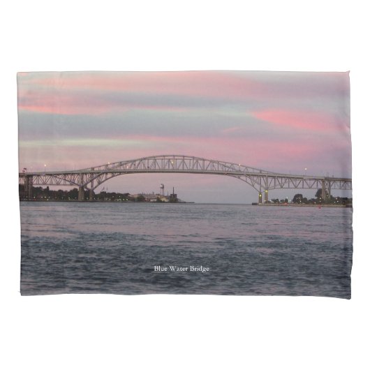 ブルーウォーターブリッジ枕ケース 枕カバー (正面)