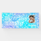 ブルーウォータープールパーティービーチパーティーサマーパーティーおもしろい 横断幕 (横)