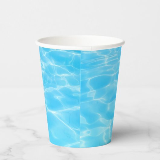 ブルーウォータープールパーティービーチパーティー夏パーティー 紙コップ (右)