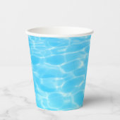 ブルーウォータープールパーティービーチパーティー夏パーティー 紙コップ (正面)
