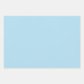 ブルーウォーターベビーゾウ包み紙 ラッピングペーパーシート (正面2)