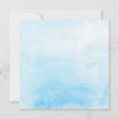 ブルーウォーターモダンカラーGODFATHER提案カード 招待状 (裏面)