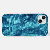ブルーウォーターリップル iPhoneケース (裏面横)