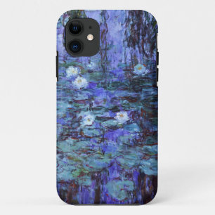 ブルーウォーターリリー絵画ズバイクロード・モネ iPhone 11 ケース