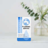 ブルーウォーターレベル配管工事 名刺 (スタンド正面)