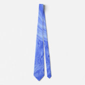 ブルーウォーター大理石スタイルアートタイ ネクタイ (正面)